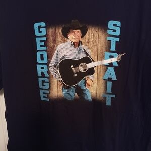 George Strait Graphic Men's Tour Shirt - Black